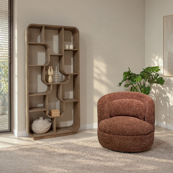 Britt draaifauteuil – Bordeaux