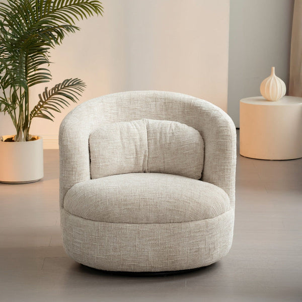 Britt draaifauteuil – Cream