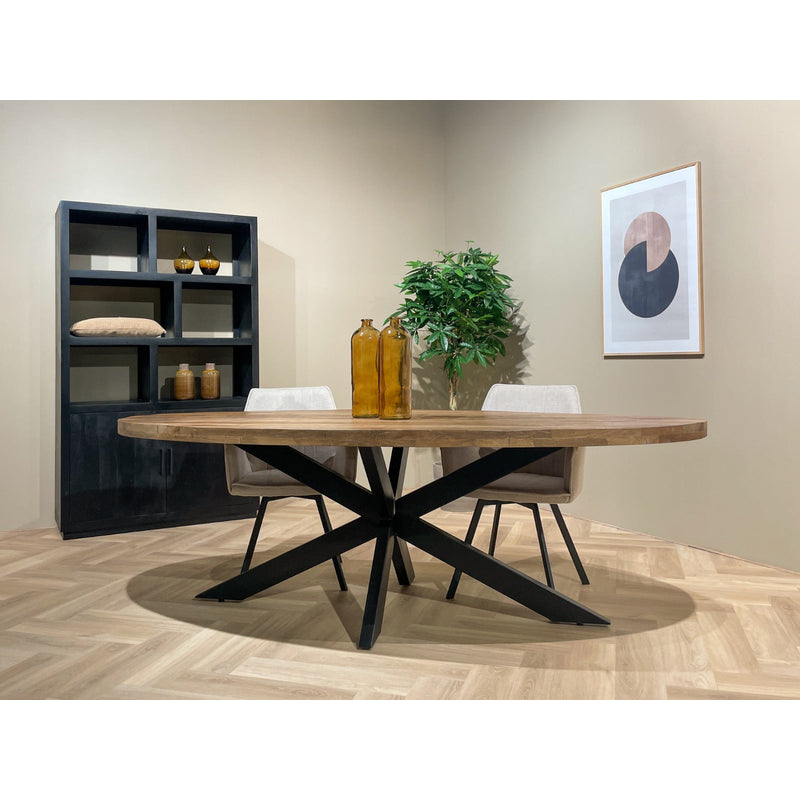 Sturdy ovale eettafel Livingfurn
