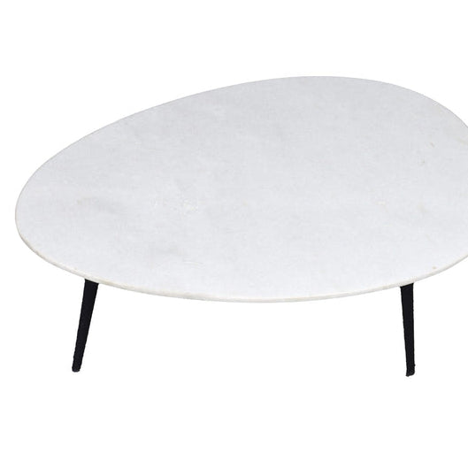Organische marmeren salontafel Livingfurn