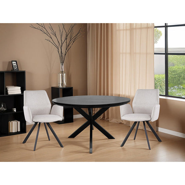 Jesper ronde eettafel – Zwart
