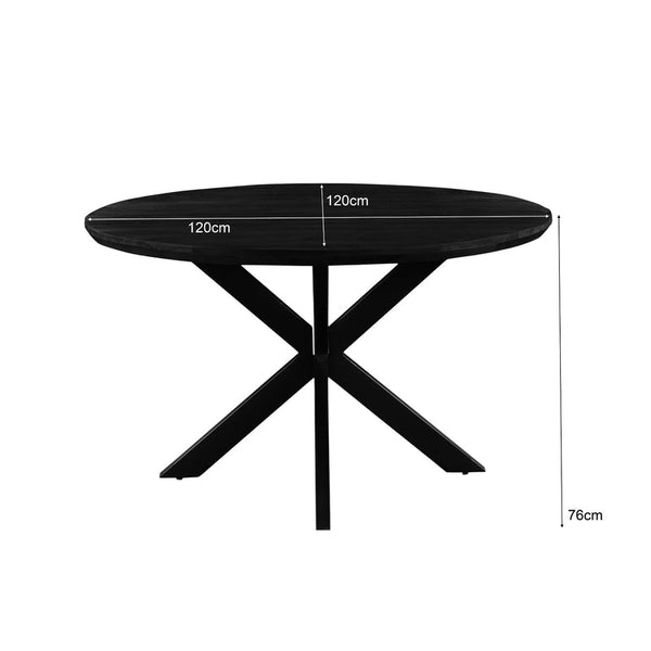 Jesper ronde eettafel – Zwart