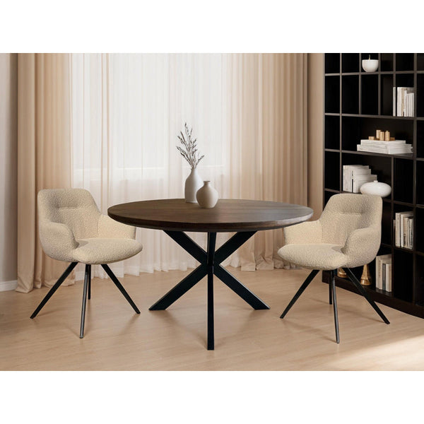 Jesper ronde eettafel – Bruin