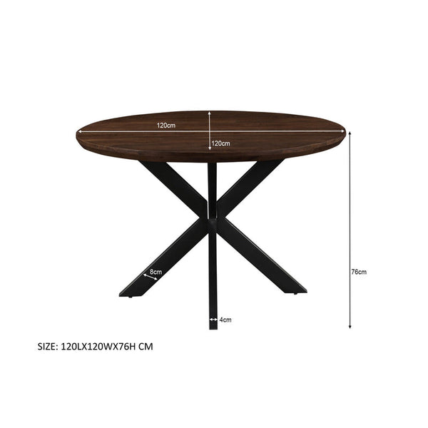 Jesper ronde eettafel – Bruin