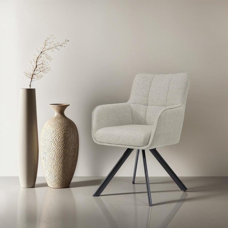 Tori draaibare eetkamerstoel Livingfurn