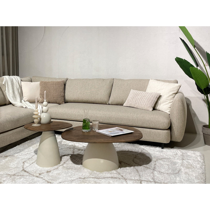 Marron organische salontafel Livingfurn