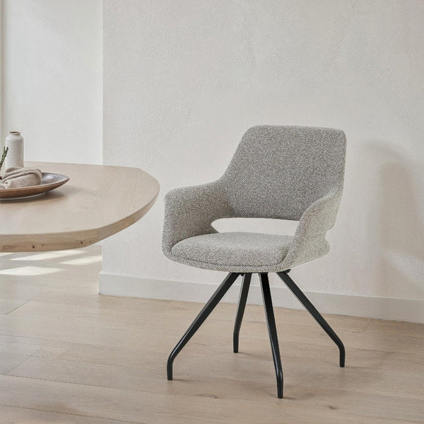 Capp draaibare eetkamerstoel – Taupe