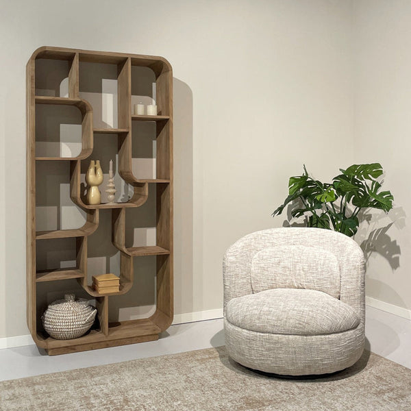 Japandi wandkast Umi – Eiken