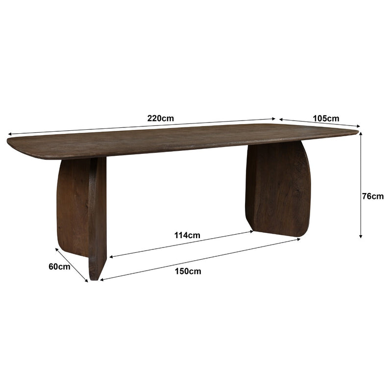 Trevor ovale eettafel Livingfurn