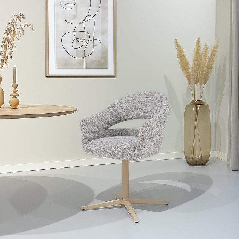 Jade draaibare eetkamerstoel Livingfurn