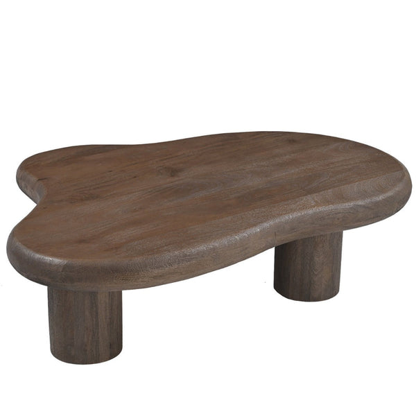 Japandi organische salontafel Kaya – Bruin