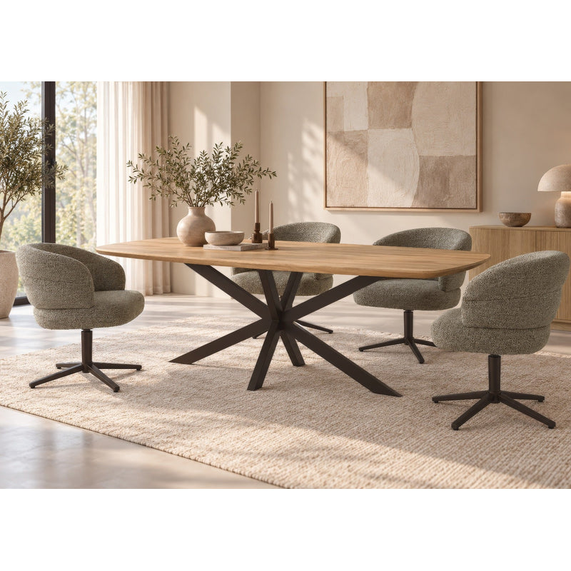 Santino Deens ovale eettafel Livingfurn