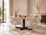 Eiken fineer tafels