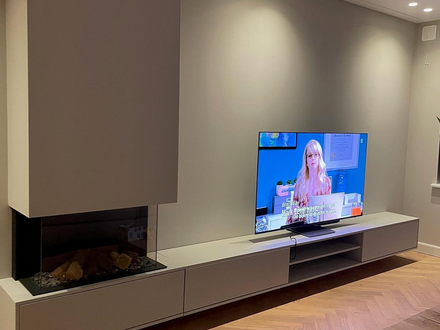 TV-meubel met haard