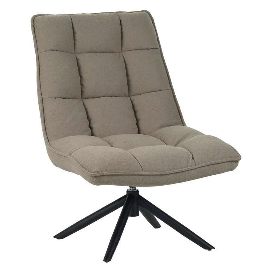 Fauteuil Teddy taupe Houtenmeubelshop