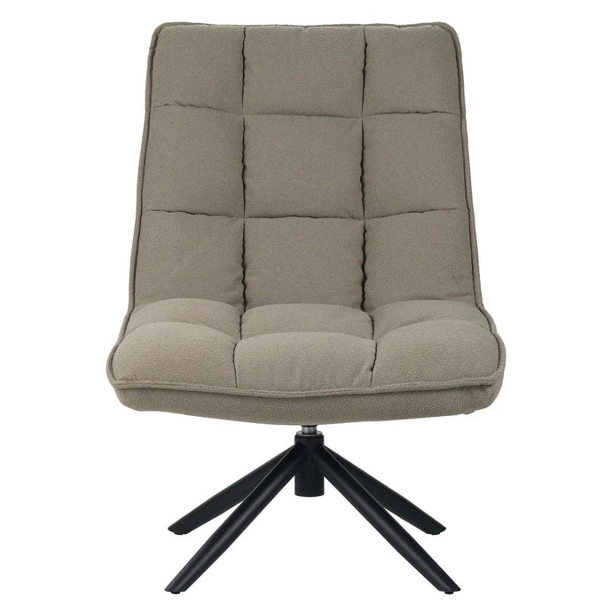 Fauteuil Teddy zwart Houtenmeubelshop
