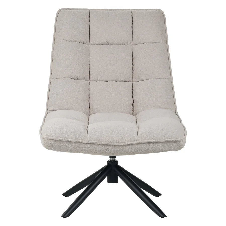 Fauteuil Teddy zwart Houtenmeubelshop