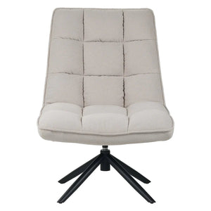 Fauteuil Teddy zwart Houtenmeubelshop