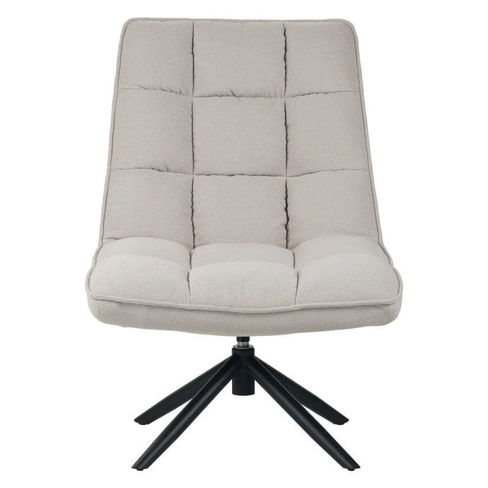 Fauteuil Teddy zwart Houtenmeubelshop