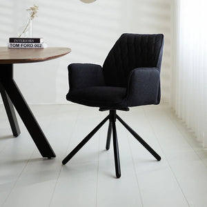 Eetkamerstoel Stockholm beige teddy stof Houtenmeubelshop