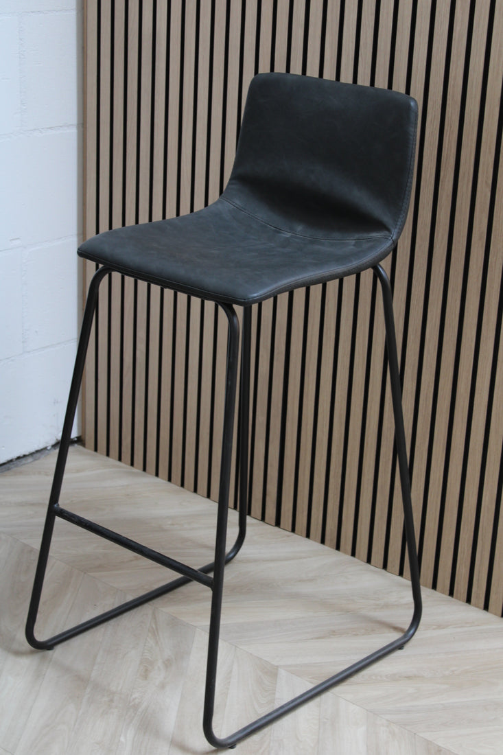 Showroommodel Barkruk Berlin antraciet Houtenmeubelshop