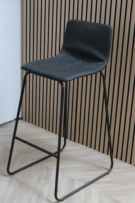 Showroommodel Barkruk Berlin antraciet Houtenmeubelshop