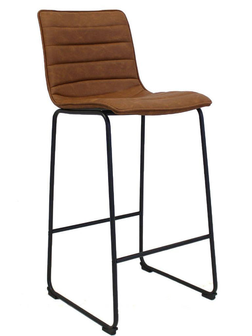 Barkruk Milaan Cognac - Houtenmeubelshop