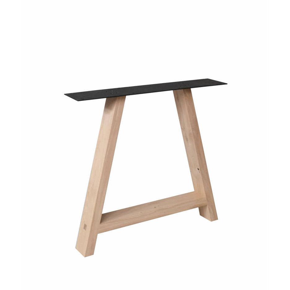 A-vorm tafelpoten eikenhout set van 2 stuks Houtenmeubelshop
