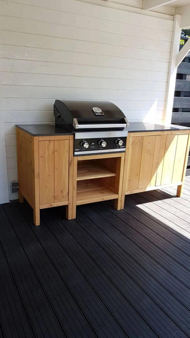 Buitenkeuken Oak — Gelakt - Houtenmeubelshop