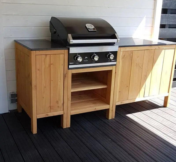 Buitenkeuken Oak — Gelakt