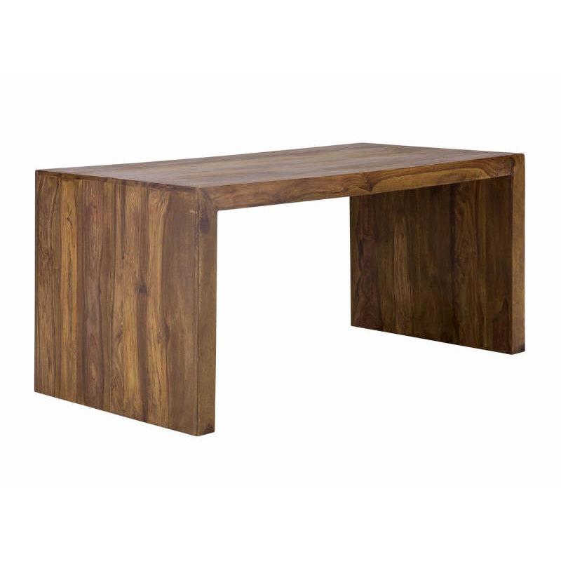 Robuust eiken tafel/bureau donker oak — 180x90 - Houtenmeubelshop