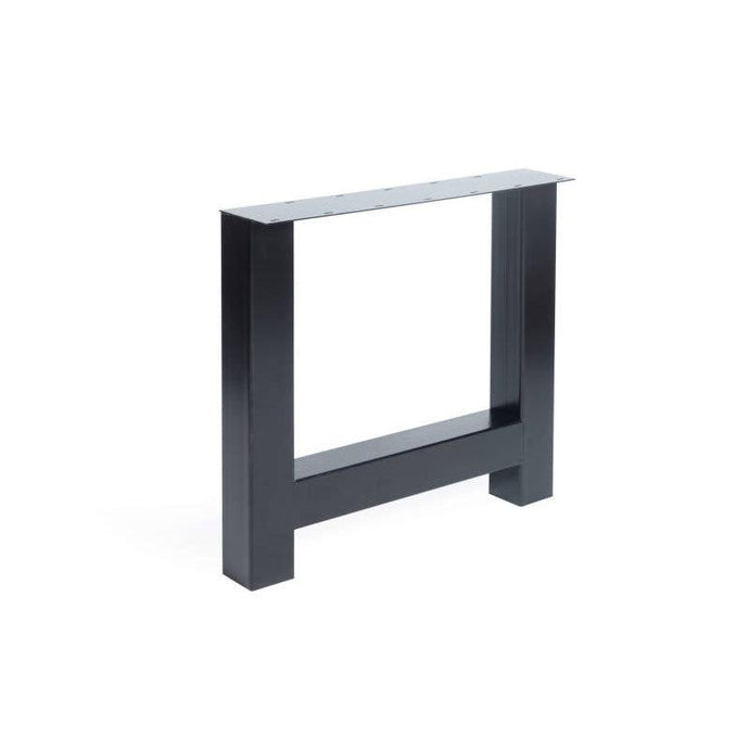 Stalen onderstel tafel recht set 2 stuks Houtenmeubelshop