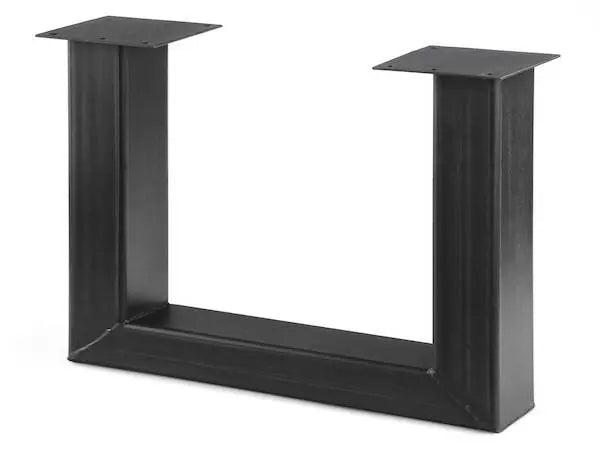 Salontafel U-poot 10x10 set van 2 stuks — U-poot 10x10cm behandeld salontafel - Houtenmeubelshop