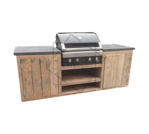 Buitenkeuken steigerhouten onderbouw Houtenmeubelshop
