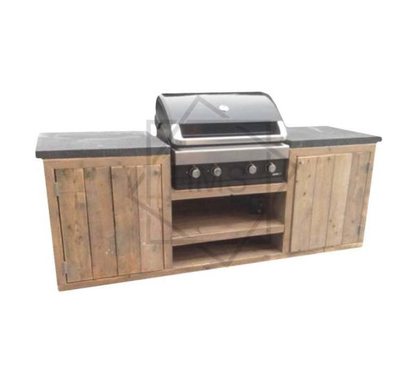 Buitenkeuken steigerhouten onderbouw