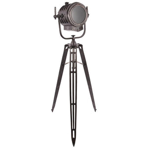 Industriële vloerlamp - Houtenmeubelshop