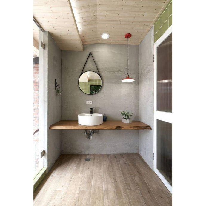Wastafelblad boomstam eikenhout  — 100x40x4cm - Houtenmeubelshop